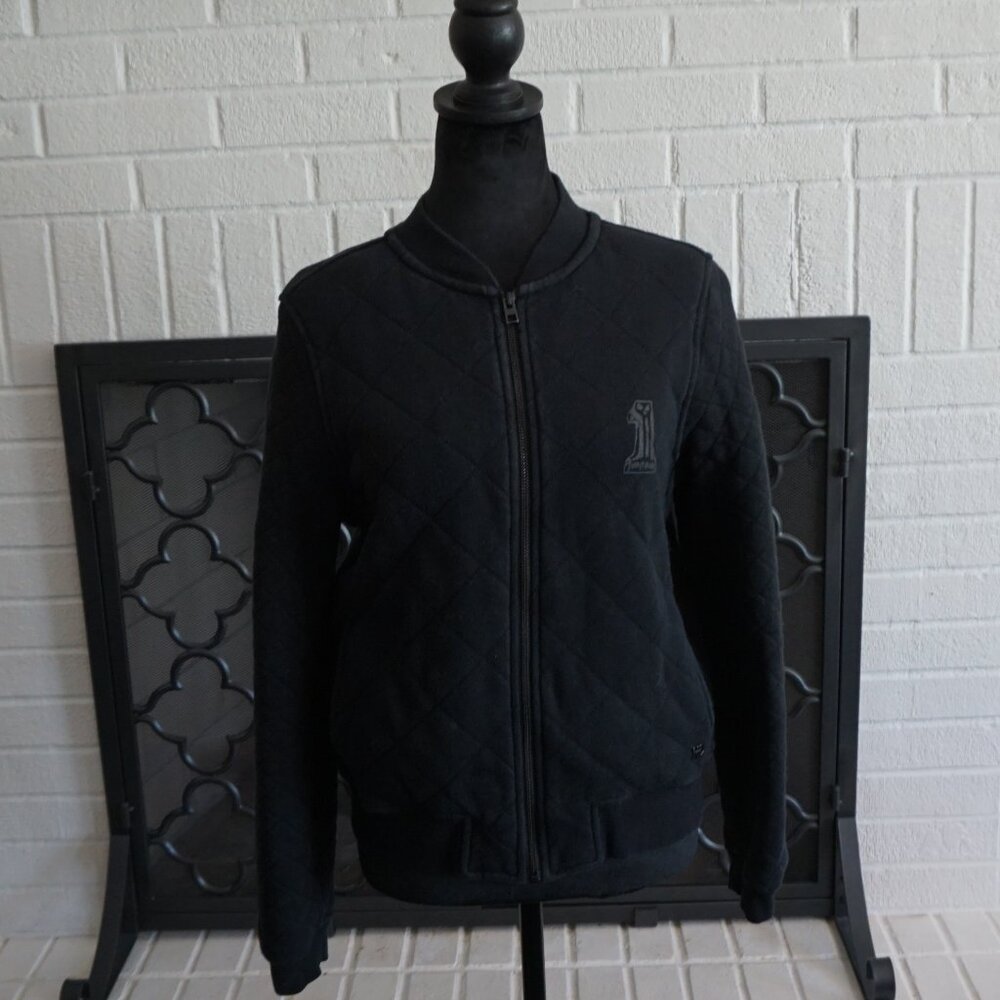 Harley Davidson Womens Medium Victory Quilted Black Jacket